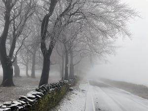 Fog in High Bradfield, near Sheffield.