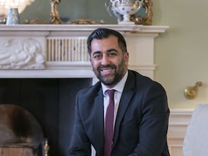 Humza Yousaf smiling