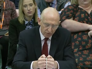 John Healey speaking at the Defence Committee. Picture: UK Parliament/ Parliament TV