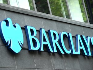 Barclays sign outside building