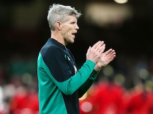 Interim Ireland head coach Simon Easterby before the Guinness Six Nations game against Wales in Cardiff