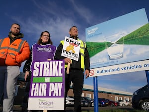 Striking workers