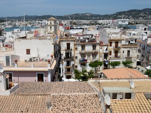 View of Ibiza town