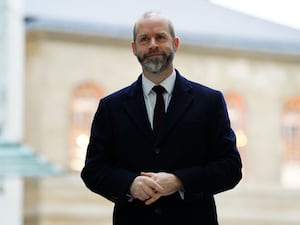 Business Secretary Jonathan Reynolds arriving at BBC Broadcasting House in London