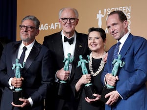 From left, Sergio Castellitto, John Lithgow, Isabella Rossellini and Ralph Fiennes