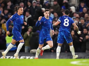 Pedro Neto celebrates after scoring