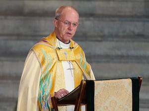 Archbishop of Canterbury Justin Welby delivering a sermon