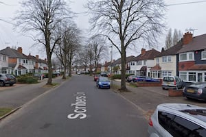 The incident happened on Scribers Lane in Hall Green, Birmingham. Photo: Google