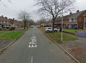 The crash happened on East Park Way, Wolverhampton. Photo: Google