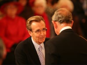 Snooker player Terry Griffiths from Llanelli is made an OBE (Johnny Green/PA)