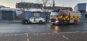 A crew from West Midlands Fire Service responded to the fire