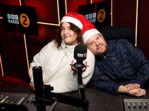 Ruth Jones and James Corden