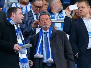 Sheffield Wednesday supporter Lord Blunkett