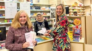 Dr Jackie Gray (left) with one of the prescription bags