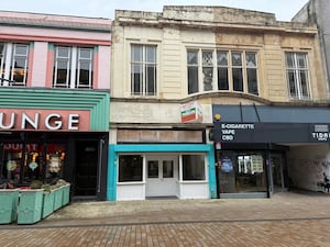 The vacant building is in a prominent position on Dudley Street