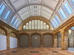 A render of the gallery renovation at the Natural History Museum