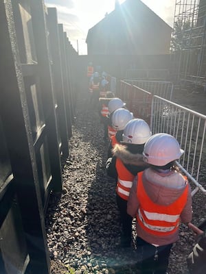 Year two pupils at Ladypool Primary got to experience an engaging site safety tour at the Highgate Road development. 