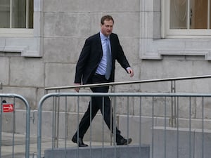 Fianna Fail TD Jim O’Callaghan arrives at Leinster House, Dublin