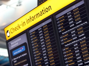 Departure Board at an airport