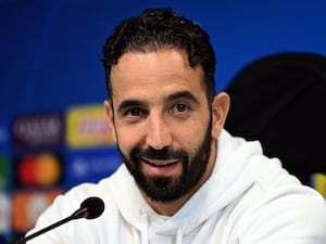 Sporting Lisbon manager Ruben Amorim during a press conference