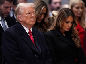 President Donald Trump, and first lady Melania Trump