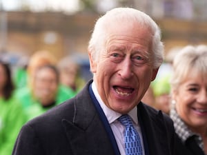 The King arrives for the opening of the first Coronation Food Hub in Deptford, south London on his birthday