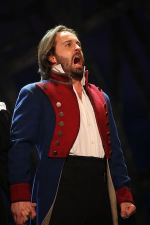 The amazing tenor, Alfie Boe, in a professional version of the show.