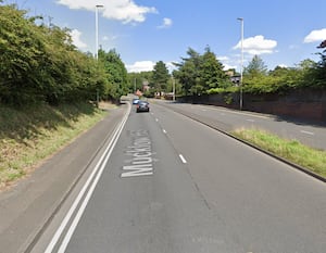 Mucklow Hill, Halesowen, near to where the incident took place