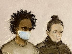 Court artist sketch of Axel Rudakubana, 18 (Elizabeth Cook/PA)