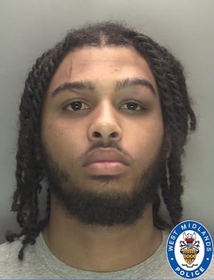 Khari Salmon has been jailed for nine years for a list of crimes, including possession of a firearm and ammunition and assault