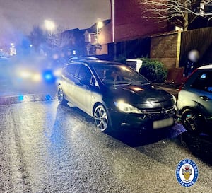 This cloned Vauxhall Astra was one of the vehicles recovered last months crackdown