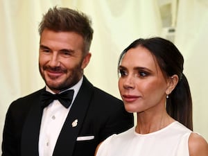 David and Victoria Beckham. (Finnbarr Webster/PA)