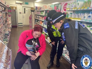 Officers are speaking to store staff