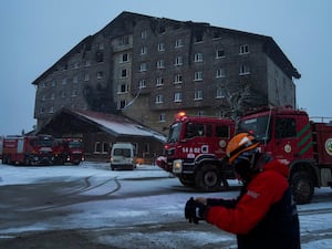 Firefighters and emergency teams