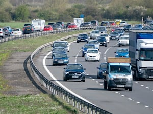 Motorway traffic on the M5