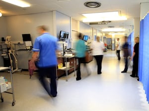 A busy NHS ward