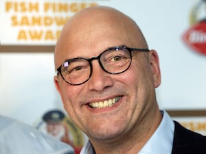 Gregg Wallace grinning