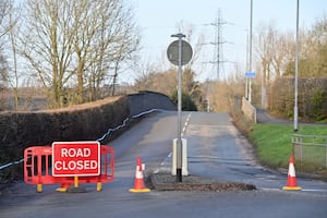 Baswich Lane bridge was closed for three days but will open with a one way system from this evening. 