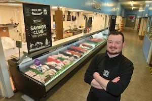 Butcher: Nathan Jones (Deakin-Jones Butchers) will be moving to Brierley Hill Market