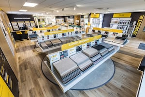 Inside the Cannock Flooring Superstore