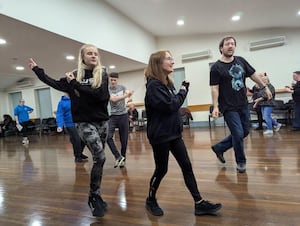 Rehearsal for Jack and the Beanstalk