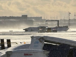 A Delta Airlines plane at Toronto’s Pearson Airport