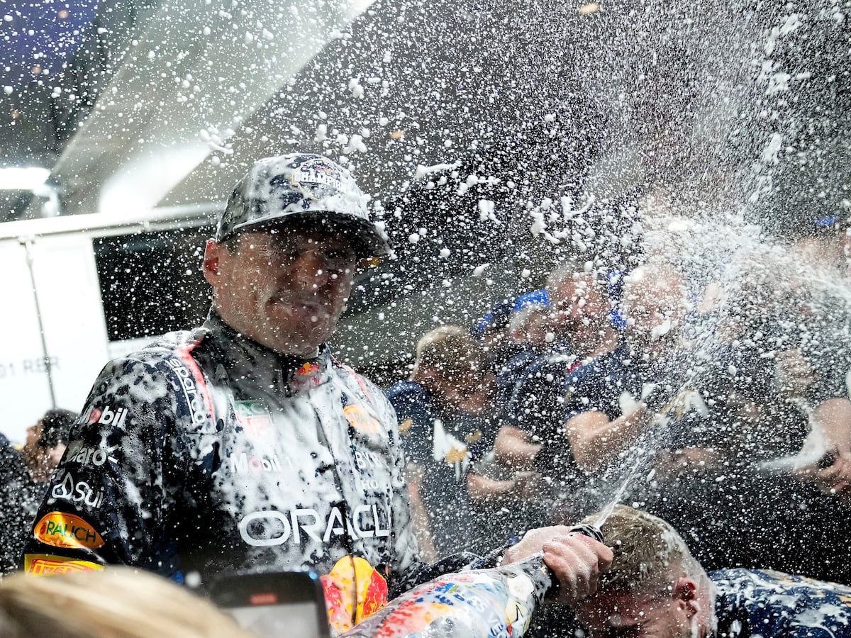 Max Verstappen savours champion feeling after Red Bull’s ‘messy’ start to season