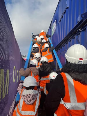 Year two pupils at Ladypool Primary got to experience an engaging site safety tour at the Highgate Road development. 