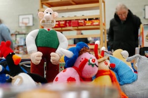 Plenty of collectables were on sale this year, including a lovely Wallace and Gromit character