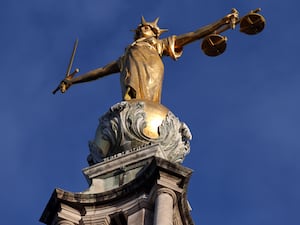 The Statue of Justice on top of the Old Bailey