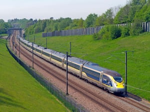 A Eurostar train