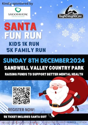 Santa Run Flyer