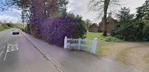 A Google Street View Image Of The Entrance To The Site On New Penkridge Road Cannock. Free for use by all LDRS partners