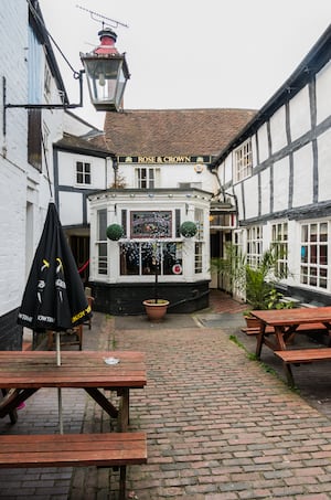 The Rose and Crown is an historic part of Ludlow